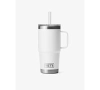 Yeti White Rambler 25 0z Stainless-steel Straw Mug 710ml