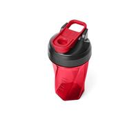 YETI Yonder 20 oz (591 ml) Leakproof Protein Shaker Bottle, Rescue Red | 100% Leakproof Shaker Cup with Whisk-Free Helimix Technology, Quick-Access Cap & Measurement Marks - Dishwasher Safe