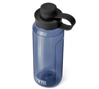 YETI Yonder 34 oz (1L) Water Bottle with Tether Cap, Navy | Lightweight BPA Free Water Bottle with 100% Leakproof Tether Cap for Hiking & Travel, Dishwasher Safe