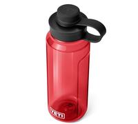 YETI Yonder Water Bottle with Tether Cap, Rescue Red, 34 oz (1 L)