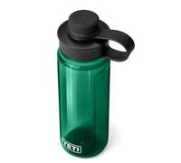 YETI Yonder Water Bottle with Leakproof Tether Cap, Lightweight, Clip-On Carry, BPA-Free Recycled Plastic Bottle for Hiking, Gym, Travel And Dishwasher Safe, Black Forest Green, 25 oz (750 ml)