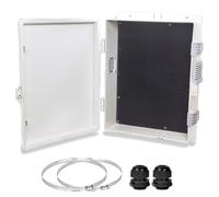 YETLEBOX Outdoor Electrical Junction Box, Ventilation and Heat Dissipation ABS Plastic Project Enclosure with Internal Mounting Panel 13"x 9.2"x 3.7"