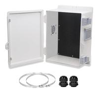 YETLEBOX Outdoor Electrical Junction Box, Ventilation and Heat Dissipation ABS Plastic Project Enclosure with Internal Mounting Panel 9.2"x 7"x 4.6"