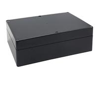 YETLEBOX Watertight Junction Box, IP67 Waterproof Project Box Durable ABS Plastic Electronic Enclosure Case for DIY Electrical Project Black 10.35" x 7.17" x 3.74"(263 x 182 x 95 mm)