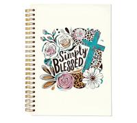 Yetmadi Christian Leopard Floral Notebook, Bible Verse Notebooks Journal