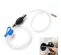 Yetofro Gas Siphon Hose Pump, Manual Hand Water pump, Gasoline Transfer Pump for water Gas Oil Petrol Diesel, Fuel Siphon Pump with 2 Durable PVC Syphon Hoses, HH016