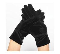 YETONADO Warm Velvet Gloves for Women Soft Comfort Finger Gloves Breathable Protect Mitten Winter Outdoor Cycling Full Fingers Gloves(Black)