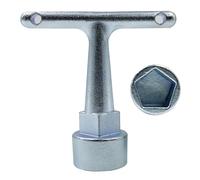 YETTAT Curb Box Wrench for Pentagon Curb Boxes，Curb Box key，Water Meter Wrench，Water Valve Shut Off Tool