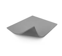 YEUIKERR Silicone Heat Press Mat 15x15 inch Heat Press Pad 0.39 inch Thickest Heat Transfer Machine Press Replacement Pad Sheet (Grey)