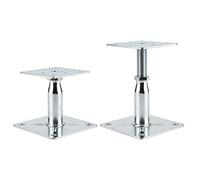 YEUQWJ 2 Pack Adjustable Support Jack for The Floor,Deck Foundation,Post Floor Joist Jacks,RV Step Stabilizer,Mini Screw Jack- Post 3.5" to 6"