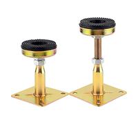 YEUQWJ 2-Pack Anti-Slip Shock Absorption,Adjustable Support Jack for The Floor,Post Floor Joist Jacks,RV Step Stabilizer,Mini Screw Jack- Post 5.15" to 7"