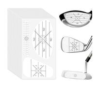 YEVON 15 Sheets Golf Impact Tape - 45PCS Self-Teaching Swing Analysis Stickers for Woods, Irons & Putters - Improve Accuracy, Consistency & Distance with Golf Club Face Stickers