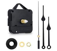 YEVON Silent Quartz Clock Mechanism Kit - Clock Mechanisms Battery Powered - DIY Repair Parts with Replacement Clock Hands Ideal for Wall Clocks, Easy to Install, Complete Clock Making Kit