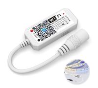 YEVON Smart Mini RGBW WiFi Controller - App & Voice Control LED Strip Controller - 16 Million Colors Music Sync & Timer - 2.4GHz Only for RGBW LED Strip Lights