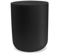 YEW DESIGN Matte Black Round Compact Trash Can Mini, 3.5 Gallons / 13L Garbage Bin, Tiny Wastebasket for Bathrooms, Office, Under Desk, Bedroom, Laundry Room, Kitchen, Kids Room, and Dorm