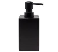 Yew Design Matte Black Soap Dispenser for Bathroom, 15oz Square Rustproof Liquid Hand Dish Soap Dispenser Pump for Kitchen Sink, Countertop, and Bathroom