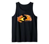 YEW! Surfer Beach Boy Sunset Tank Top