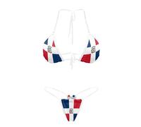 Yewattles Lady Micro Bikini Sets Sexy Triangle Bathing Suit Halter Swimsuit Cheeky Thongs Swimwear Mini Bikinis for Summer