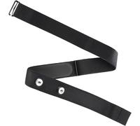 Yewseas Adjustable Elastic Band (70cm to 105cm) for Heart Rate Monitor for Garmin, Wahoo, Polar H10 H9, Coospo,Magene, Bryton, LIVLOV, Black, L