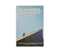 YEWURQW Daniel Caesar Poster Wall Art Canvas Cover Vintage Aesthetic Poster Decorative Painting for Living Room Bed Room 12x18inch(30x45cm) Unframe-style