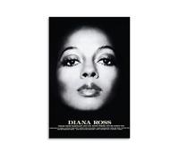 YEWURQW Diana Ross（1） Poster Wall Art Canvas Cover Vintage Aesthetic Poster Decorative Painting for Living Room Bed Room 12x18inch(30x45cm) Unframe-style