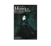 YEWURQW Malice Mizer Mona Poster Wall Art Canvas Cover Vintage Aesthetic Poster Decorative Painting for Living Room Bed Room 08x12inch(20x30cm) Unframe-style-13