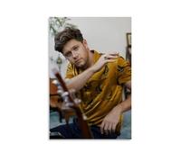 YEWURQW Niall Horan（2） Poster Wall Art Canvas Cover Vintage Aesthetic Poster Decorative Painting for Living Room Bed Room 12x18inch(30x45cm) Unframe-style