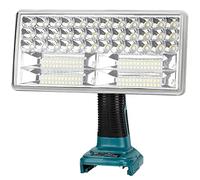 YEX-BUR 40W 4200LM Cordless LED Work Light for Makita 18V Li-ion Battery, Portable Flashlight Spotlight Torch Super Bright Jobsite Light with USB Port Charging for Car Repairing, Camping, Emergency