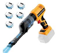 YEX-BUR Cordless Handheld Vacuum for Dewalt 18v/20v Battery(Tool Only), 240W Powerful Car Vacuum with Brushless Motor, 3-Speed, 5 Filters, Portable Vacuum Cleaner for Home Office Car Pet