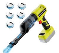 YEX-BUR Cordless Handheld Vacuum for Ryobi 18V Battery(Tool Only), 240W Powerful Car Vacuum with Brushless Motor, 3-Speed, 5 Filters, Portable Vacuum Cleaner for Home Office Car Pet