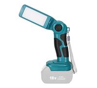 YEX-BUR LED Torch for Makita 14.4v 18v Li-ion LXT Battery, 12W 1000LM Flashlight for Makita 18v, Portable LED Work Light with 5V 2.1A USB-A Charging Port for Camping Jobsite Lighting Emergency