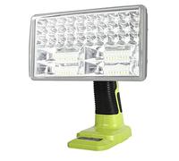 YEX-BUR Torch for Ryobi One+ 18v Battery, 30W 3300LM LED Work Light, Portable Flood Lights and Spotlight Combo for Power Cut, Camping, Jobsite