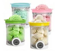 Yexati 4 Pack Creami Swirl Pints for Ninja NC701UK NC700UK