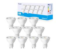 Yexati LED GU10,550 Lumens, 7W (Equivalent to 50w Led Halogens), Nature White 4000K, Non-Dimmable, Pack of 10