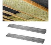 YEXEXINM 200 Pcs 16 Inch Insulation Support - 16" Carbon Steel Metal Insulated Wire for Attic, Ceiling Insulation, DGG005