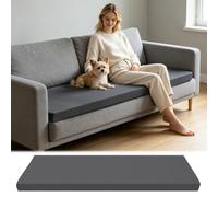 YEXEXINM 3 Inch Memory Foam Sofa Topper Pad for Couch, Couch Cushion with Removable Washable Cover, Sofa Seat Cushion for Enhanced Comfort and Furniture Protection, 59 x 27.5 Inch Loveseat Pad