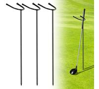 YEXEXINM 3pcs Golf Club Holder, U Shaped Detachable Golf Club Stand Keeps Your Clubs Clean, Dry and Visible, Metal Golf Club Stand Easy to Carry