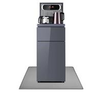 YEXEXINM Waterproof Water Cooler Dispenser Mat with Raised Edge for Foor Hardwood Floor and Countertop Protector, Non-Slip Water Dispenser Mat Heat Resistant, Easy to Clean, 24" x 16", Grey