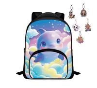 Yexignaon Cute Dolphin Toddler Preschool Backpack for Girls 3-5 Girls Backpack with Front Pocket Lightweight School Bag for Kindergarten Daycare Mochilas Para NiñOs