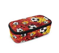 Yexignaon Football Pencil Case for Boys Age 6 8 10 12 Large Capacity Pencil Bag for Kids Really Useful Box Stationery Pen Bag for School Boys