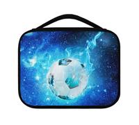 Yexignaon Galaxy Football Bible Case for Kids Cool Bible Cover Case for Boys Lightweight Bibles Travel Case with Pen Slots and Bookmark Belt Birthday Gifts for Childrens