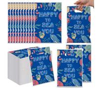 Yexiya 100 Pcs Under The Sea Gift Bags with Handle