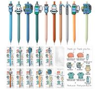 Yexiya 20 Set Anesthetist Appreciation Gifts Bulk CRNA Week Gift Ideas Retractable Ballpoint Pen with Propofol Laryngoscope Sign Thank You Gift Card for Nurse Anesthesiology Office Medical Work, Anes