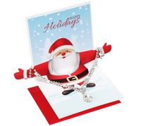 Yexiya 3D Christmas Greeting Cards Pop up Santa Claus Gift Cards with Envelopes Merry Christmas Lovely Keepsakes for Lovers Family Friends for Holiday New Year Xmas