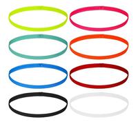 Yexueer 8-pack women's elastic headband, tight fitting and non slip, suitable for both men and women, suitable for fitness and running