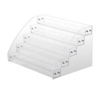 yeyat Nail Polish Rack, Acrylic Nail Polish Lipstick Storage Organizer Nail Gel Stand Holder (31cm / 12.2inch) Decorative Dressing Table Organiser for Nail Polish Brushes Cosmetics(5 Tier)
