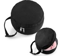 Yeyeplum Travel Neck Pillow Bag Compact Travel Neck Pillow Carrying Case Carrying Bag for Airplane Train Journey Quick Release Clasp Attaches to Luggage Purse Backpack, Pillow not included