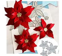 Yeyert Scrapbooking Die Cuts, 3pcs Leaf Flower Metal, Spring Wedding Flower Christams Snowflake Cutting Dies, DIY Decorative Embossing Paper Scrapbooking Card Making