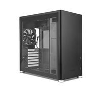 Yeyian Hussar Plus Mid Tower Gaming PC Case Compatible with ATX, Micro ATX, Mini ITX Motherboard | Transparent tempered glass side panel | Includes 120mm rear fan