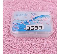 YEYKZART 3689 Diamond Painting Replacement Round Diamonds Beads Rhinestones Accessories for Diamond Art Missing Color 3500 PCS